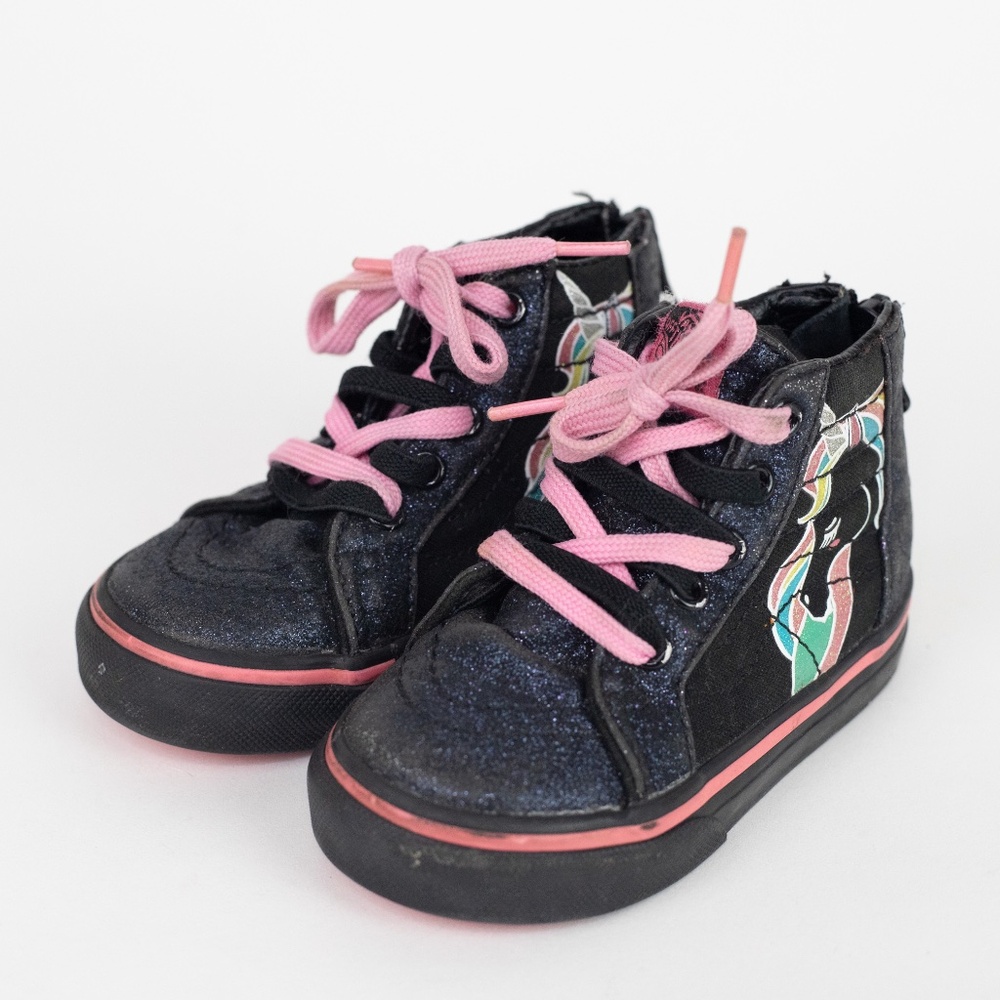 Vans Toddler Girls Unicorn High Tops Black Size 4.5